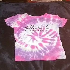 Xs tye-dye Hollister t-shirt (used)